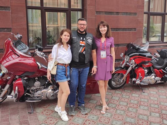 Экскурсии по Казани - гости на харлеях