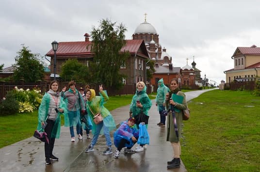 Экскурсии по Казани - Свияжск под дождем